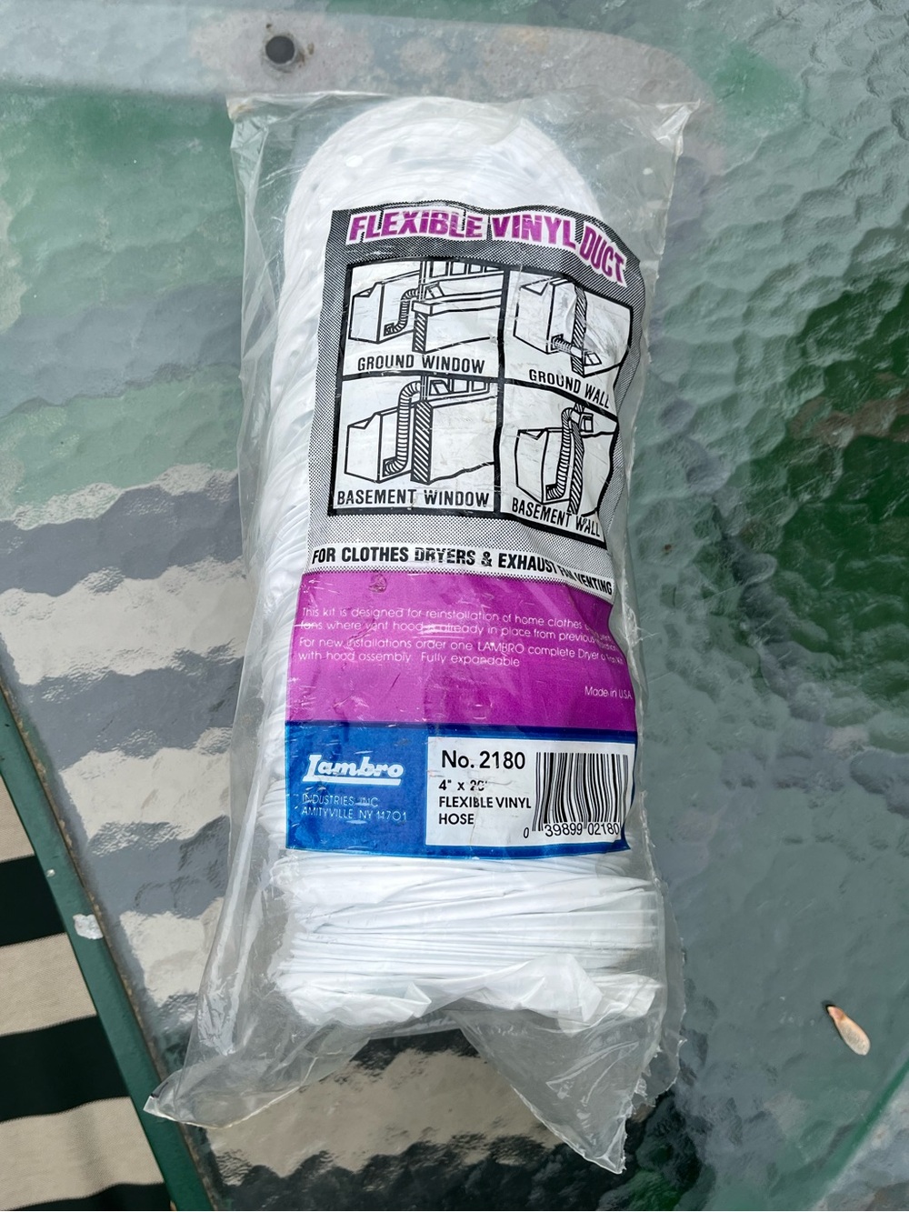 Lambro No. 2180 (Replacement #218) Flexible Vinyl Vent Hose NEW (OTHER)